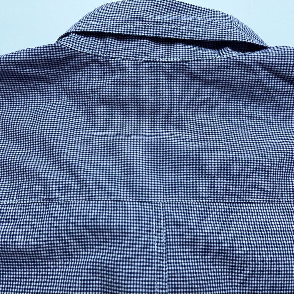 Frank & Eileen Paul Button Up Shirt Mens Size Large Long Sleeve Blue Checked USA - Picture 13 of 13
